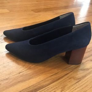 Seychelles Pumps Blue Suede Leather
